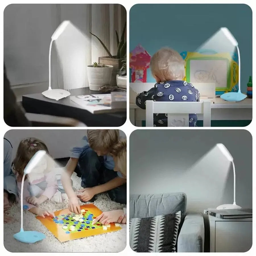 Rechargeable LED Table Lamp White 360 Degree Adjustable