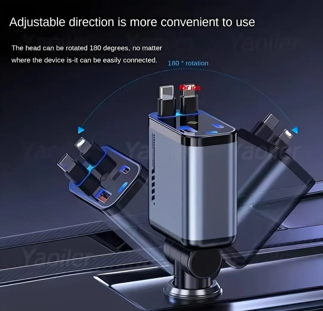 180-deg Adjustable Car Charger 20w Fast  Charging