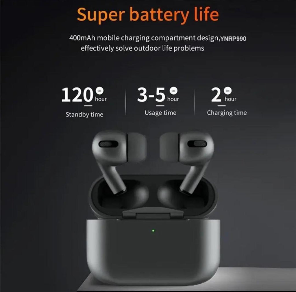 Premium Wireless Earbuds Pro Bluetooth 5.3 White