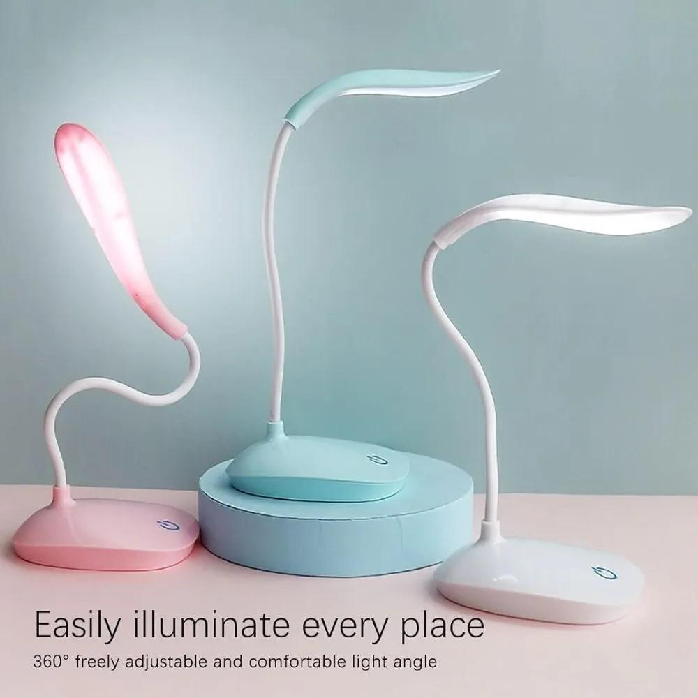 Adjustable LED Table Lamp 360 Degree Rechargeable