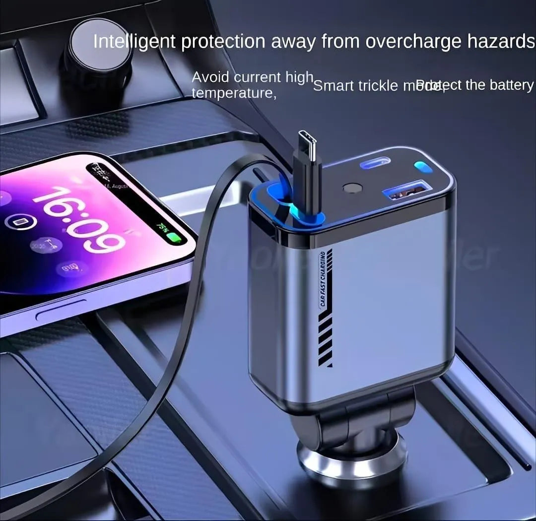 180-deg Adjustable Car Charger 20w Fast  Charging