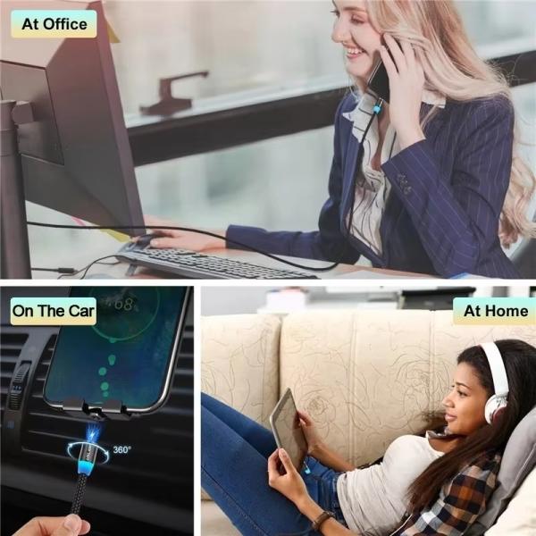 3-in-1 Fast Magnetic Cable - Free Delivery